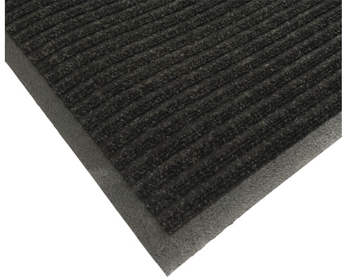 Schmutzfangmatte mit gerippter Oberfläche und Einfassung