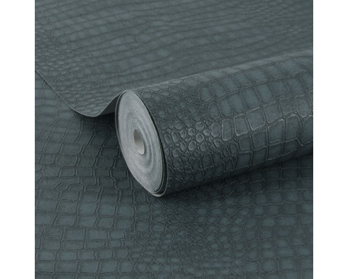 Rouleau de papier peint vinyle avec motif crocodile