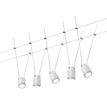 Système de câbles à six lampes avec spots