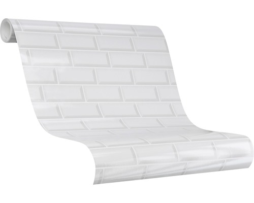 Rouleau de papier peint avec motif de briques