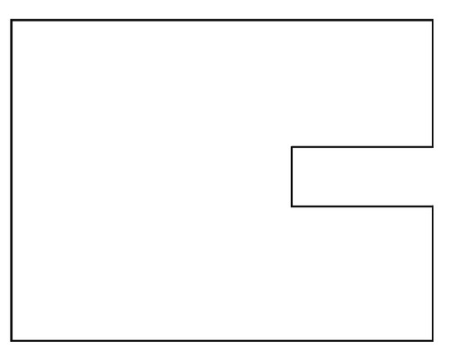 Forme d''une évidement
