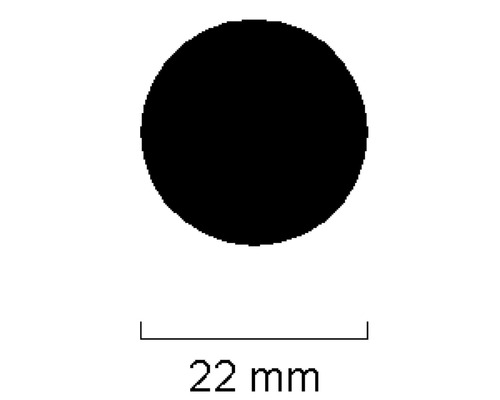Cercle de 22 millimètres de diamètre