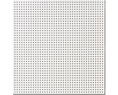 Panneau acoustique carré avec motif perforé