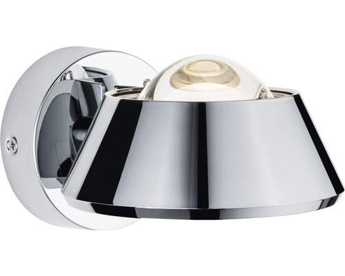 Wandleuchte mit transparentem Lampenschirm