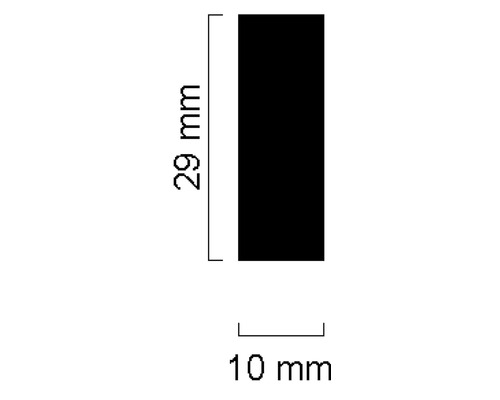 Dimensions : 29 mm x 10 mm