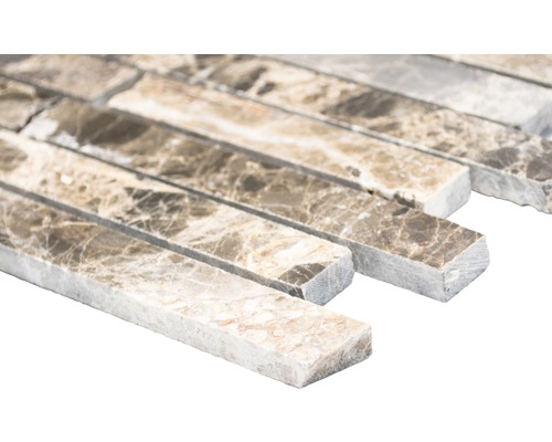 Carreaux de mosaïque en marbre au format paysage