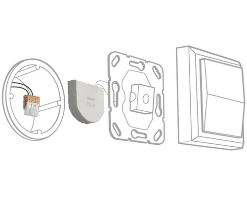 Module d''interrupteur mural Philips Hue avec bornes Wago