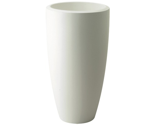 Vase elho Pure soft high plastique Ø 35 cm H 62 cm blanc