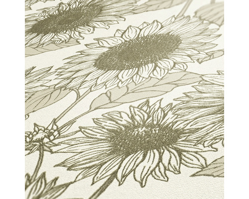 Tapete mit Sonnenblumenmuster