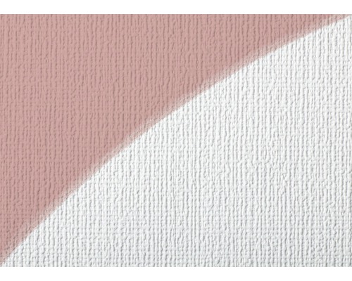 Papier peint à rayures, partiellement recouvert