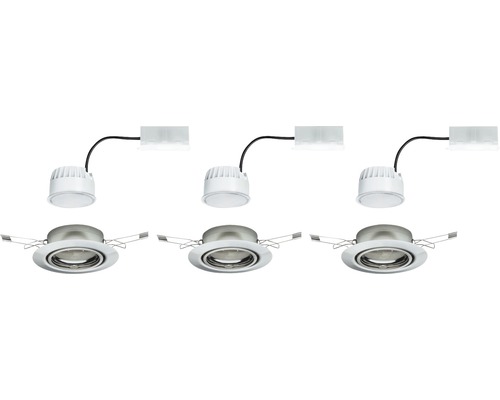 Set mit drei LED Einbaustrahlern für den Innenbereich