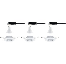Drei LED Einbaustrahler Sets für den Innenbereich