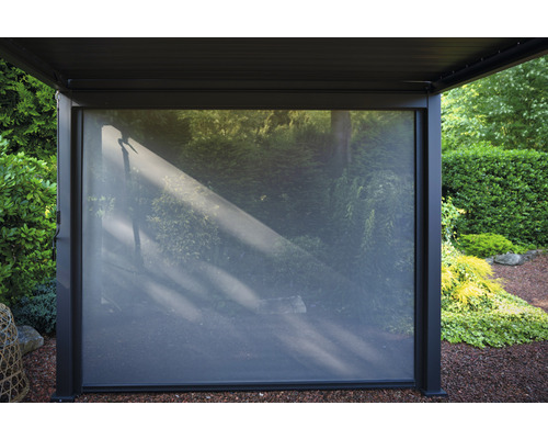 Tonnelle de jardin avec store d''intimité