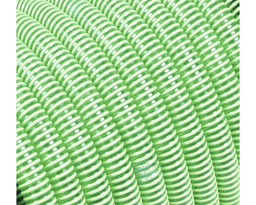 Pumpenspiralschlauch PVC 1 1/2 Zoll 70 m grün