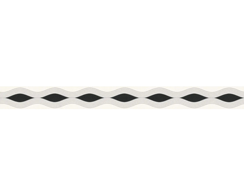 Frise autocollante 2822-17 Only Borders 9 Stick Up's vagues noir 5 m x 5,3 cm