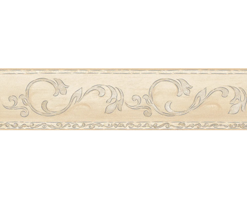 Frise autocollante 8958-13 Only Borders 9 vrille beige 5 m x 13,2 cm