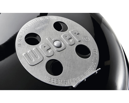 Detailansicht des Weber Grill Lüftungsschiebers