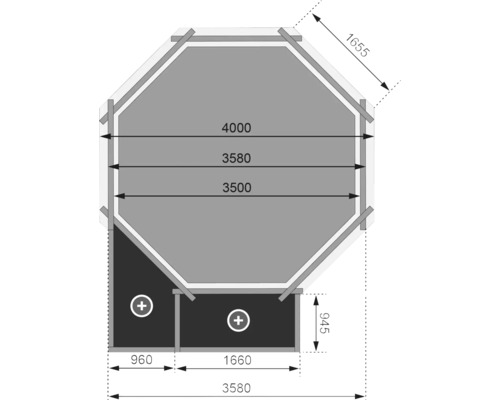 Plan de jardin avec dimensions
