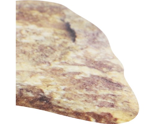 Ausschnitt einer Platte mit Steindekor