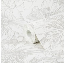 Tapetenrolle mit Blumenmuster