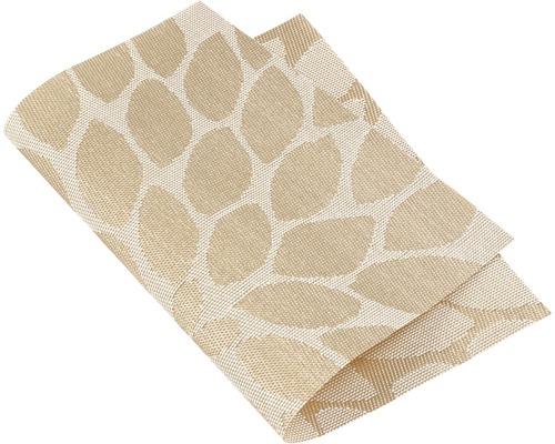 Set de table avec motif de feuilles