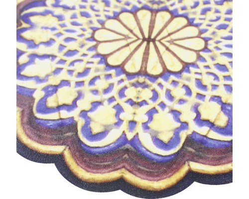 Dessous de verre décoratif avec motif floral