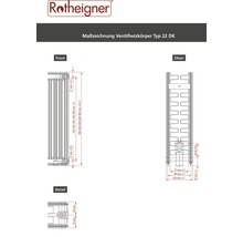 Ventilheizkörper Rotheigner 6-fach Typ DK 900x500 mm-thumb-1