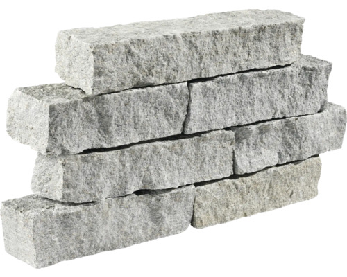 Pierre de construction Colori gris gneiss Pierres de parement en granit empilées pour l''horticulture