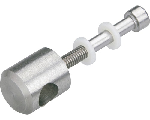 Entretoise en métal avec filetage et rondelles en plastique