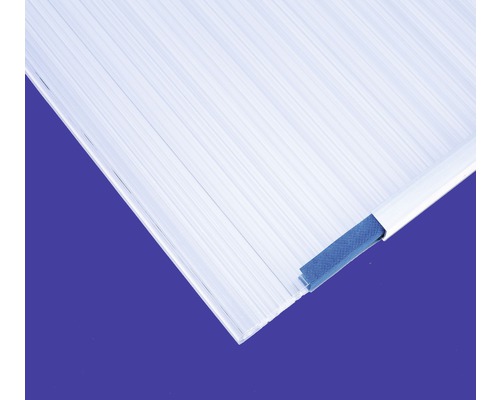 Plaque translucide en plastique