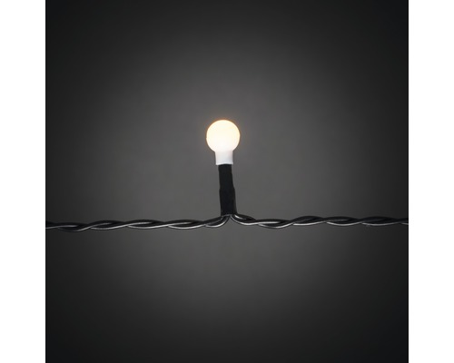 Guirlande lumineuse avec une lampe ronde