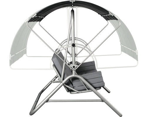 Gartenschaukel mit Sonnendach und Sitzkissen