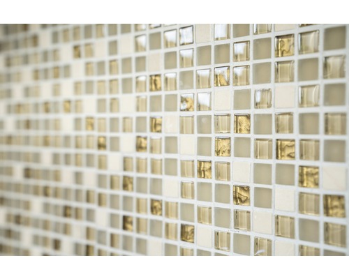 Gros plan de carreaux de mosaïque carrés