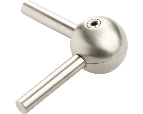 Metallgelenk mit zwei Stäben und Schraube