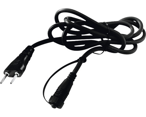 Câble d''alimentation noir avec prise