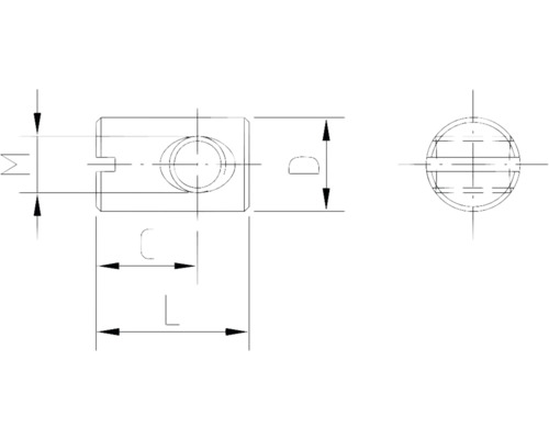 Dessin technique d''un composant avec des cotes