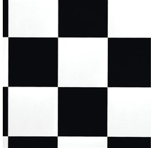 PVC Lord Schachbrettoptik schwarz-weiss 400 cm breit (Meterware)-thumb-0
