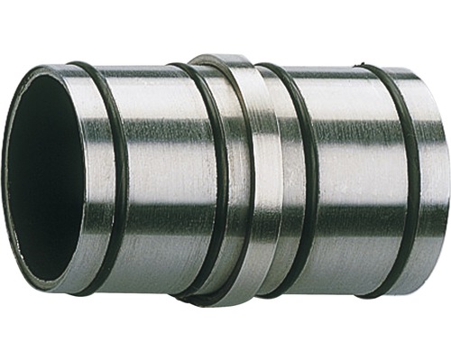 Rohrverbinder aus Metall mit Dichtungsringen für Sanitärinstallationen