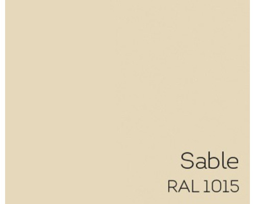 Nuancier Jaune sable RAL 1015