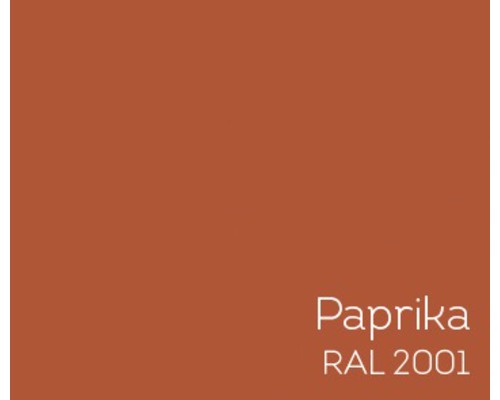 Champ de couleur Paprika RAL 2001