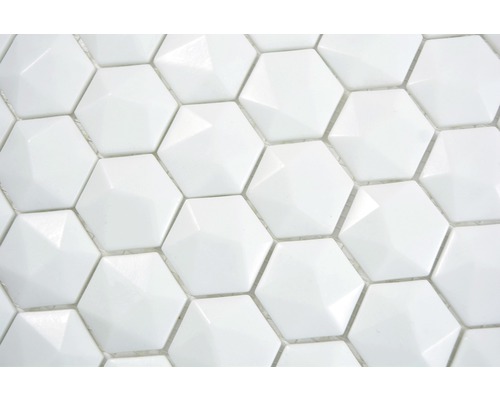Carreau de mosaïque avec motif hexagonal