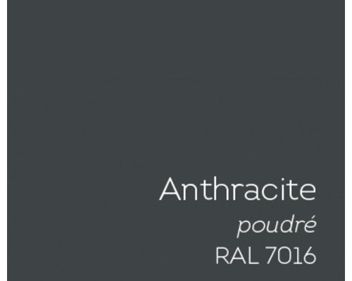 Farbe Anthrazit, pudrig, RAL 7016