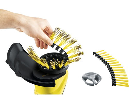 Accessoire couronne de brosse pour balayeuse