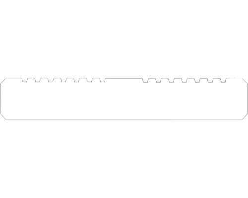 Profilbrett aus Kunststoff