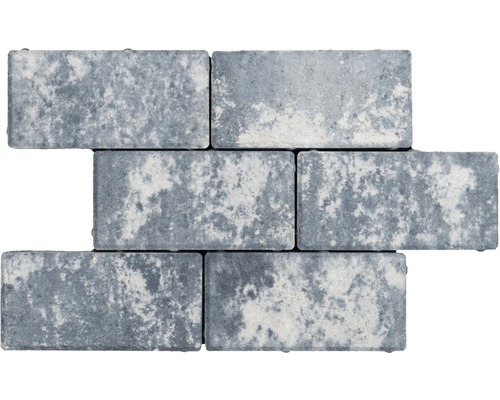 Graue Pflastersteine im Verbund verlegt