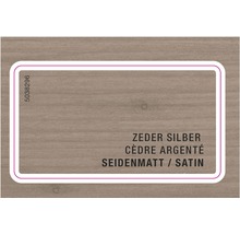 Lasure pour bois V33 Les contemporains Cèdre argent 750 ml