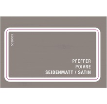 Farbmuster Pfeffer seidenmatt