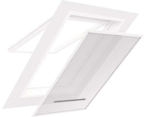 Fliegengitter home protect für Dachfenster home protect ohne Bohren weiss 140x170 cm