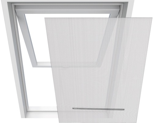 Fliegengitter home protect für Dachfenster home protect ohne Bohren weiss 140x170 cm