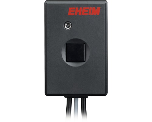 Logo Eheim sur un appareil de commutation pour aquariums